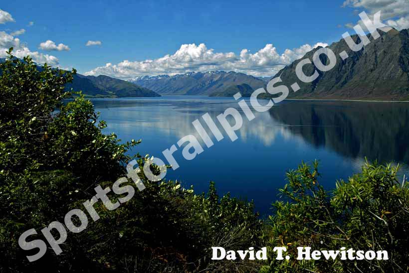 Lake Hawea, Wanaka, New Zealand.